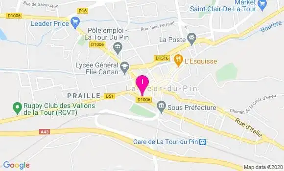 Localisation Elodie Antoine