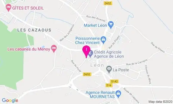 Localisation Clementine Dellestable