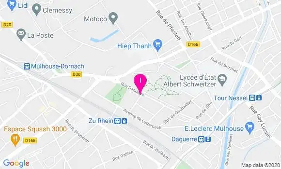 Localisation Amandine Lachi