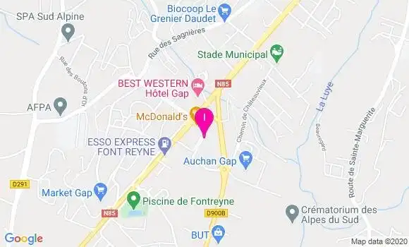 Localisation Anne Oddou