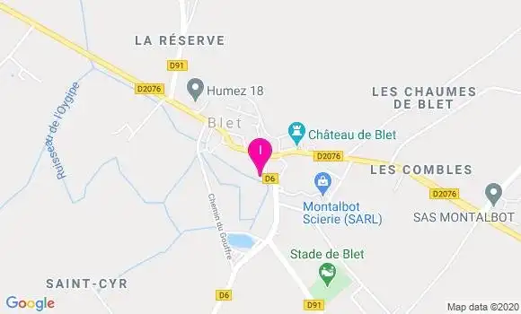 Localisation Emilie Borderieux