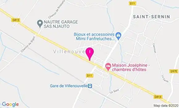 Localisation Anne Costecalde