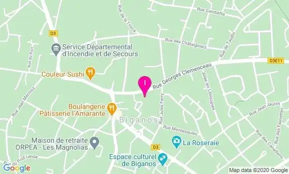 Localisation Caroline Bernard