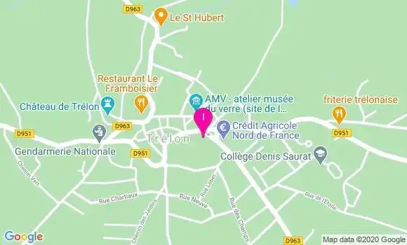 Localisation Coralie Hennechart
