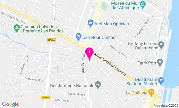 Localisation Charlene Delamare