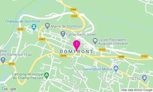 Localisation Nadia Chevrier