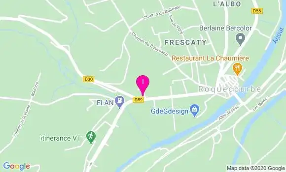Localisation Pauline Huc