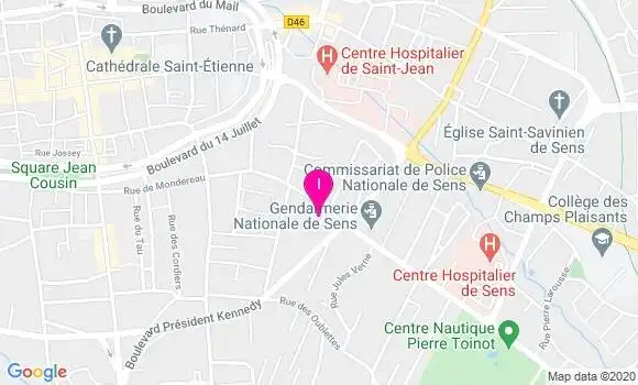 Localisation Kenny Bridier