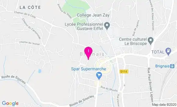 Localisation Adeline Douchet
