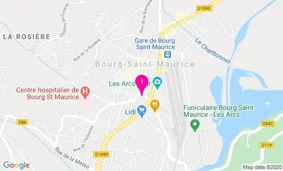 Localisation Cyrielle Michaud