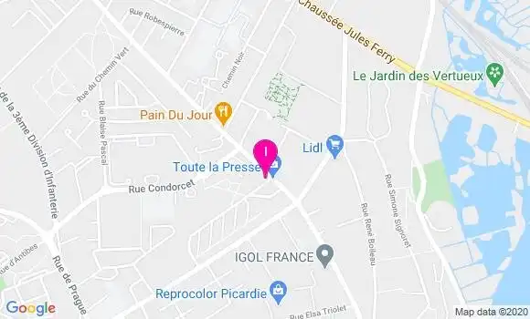 Localisation Claudine Lopes