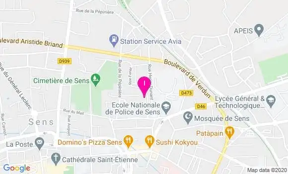 Localisation Valentin Breuvart