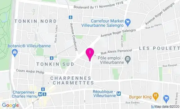Localisation Virginie Comte