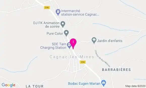 Localisation Elodie Michel