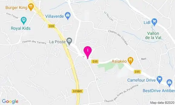 Localisation Cyrielle Plovier
