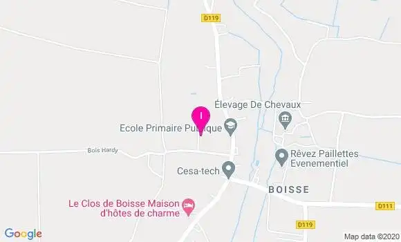 Localisation Charlotte Clede