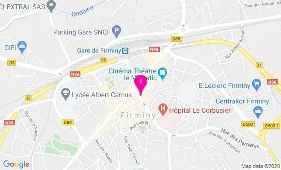 Localisation Marie Bourgin
