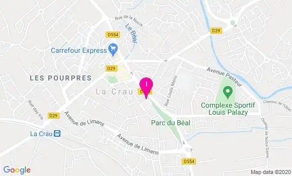 Localisation Sandrine Destruel