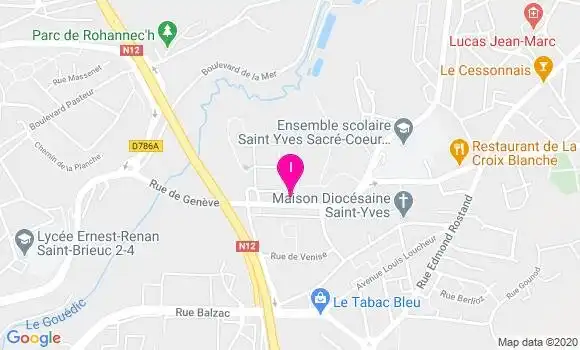 Localisation Gwenola Fourchon