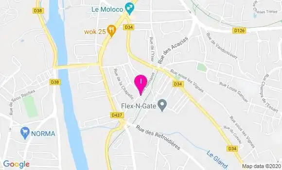 Localisation Anne Frederique Barre