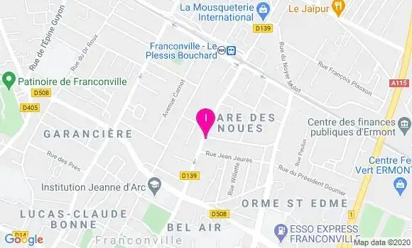Localisation Jacquelina Mendes Furtado