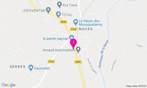 Localisation Emmanuelle Cuzzini