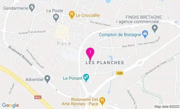 Localisation Delphine Anne