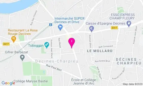 Localisation Samira Messai