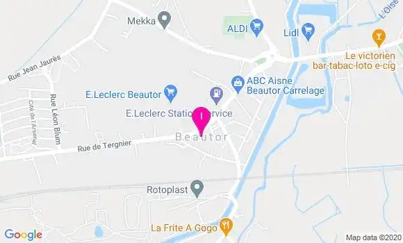 Localisation Nathalie Pihet