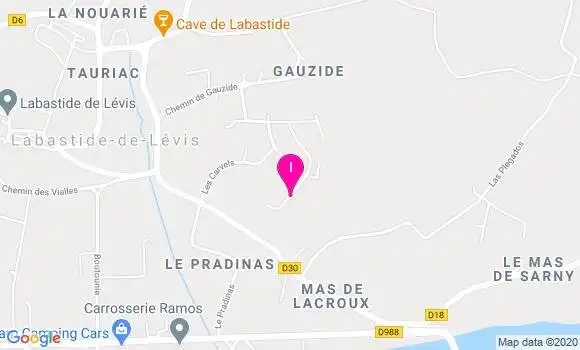Localisation Marina Fabas
