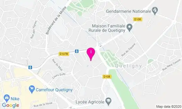 Localisation Fanny Vandroux