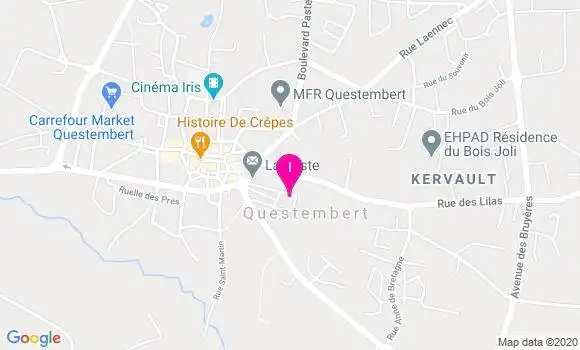 Localisation Virginie Guimene