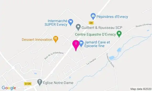 Localisation Lydie Fauvel