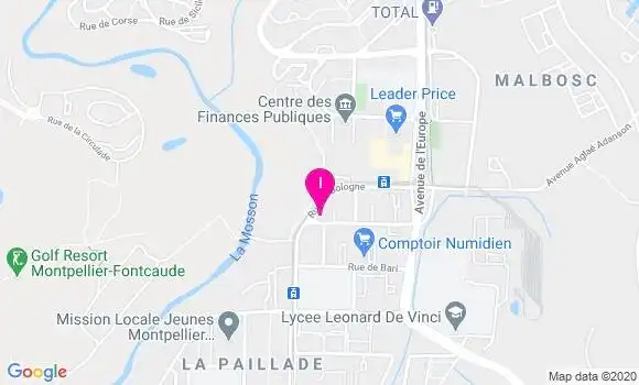 Localisation Chrystel Gomez