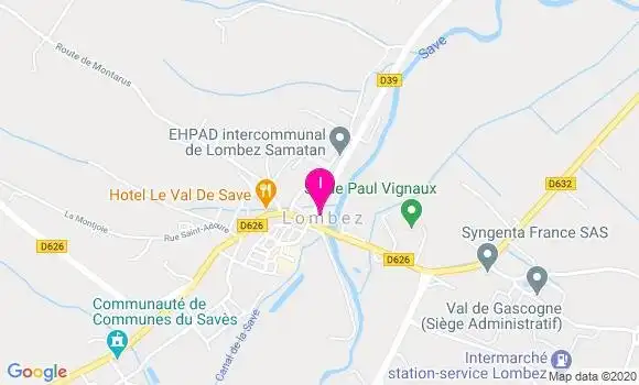 Localisation Fanny Cot
