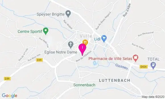 Localisation Martine Koebel