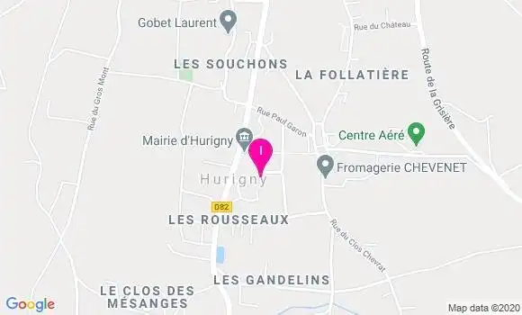 Localisation Sandrine Veuillet