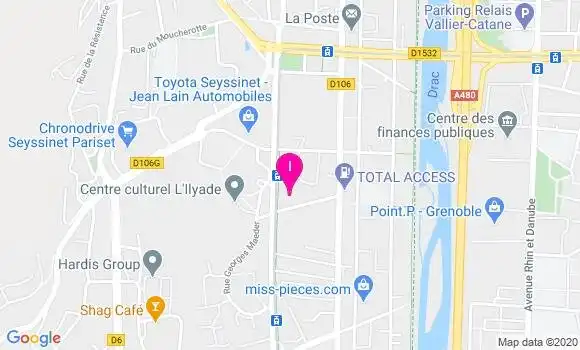 Localisation Catherine Gallet