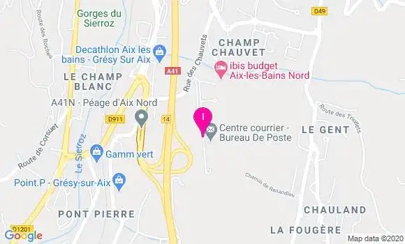 Localisation Lysiane Burdet