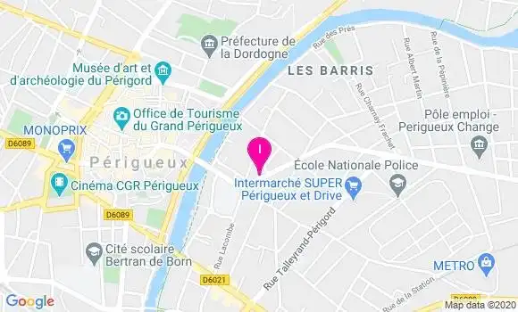 Localisation Karine Valiani Esteve