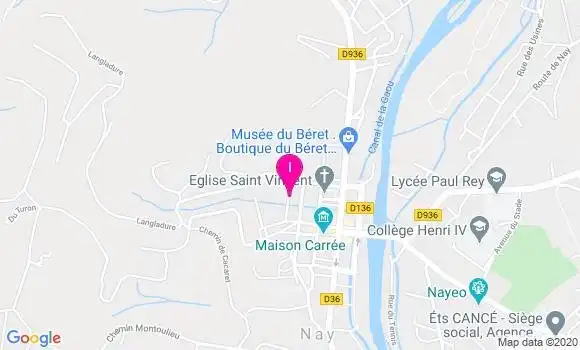 Localisation Bernadette Cabanne
