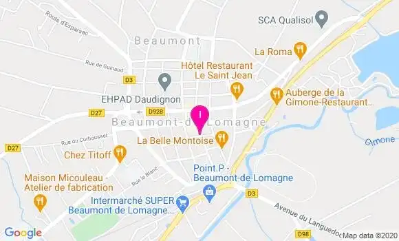 Localisation Virginie Imbert