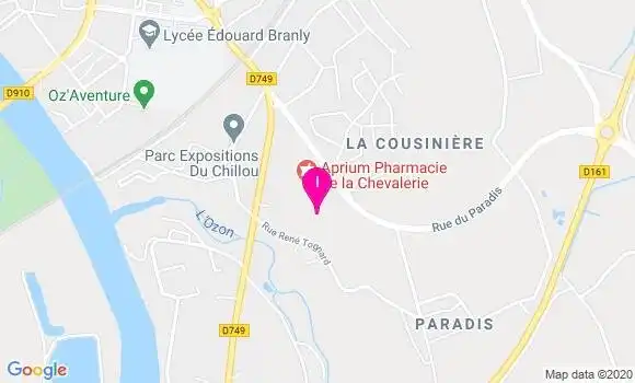 Localisation Aurore Guinet Courbier