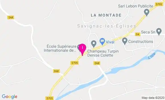 Localisation Celia Dufourgt