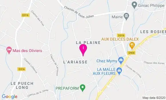 Localisation Carine Martinez