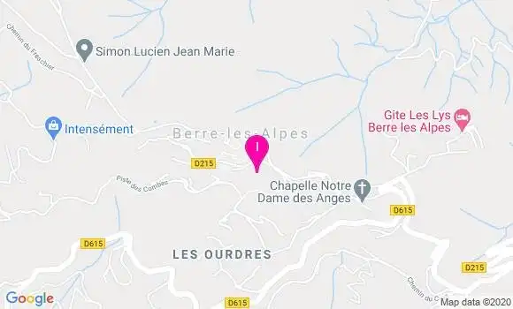 Localisation Emilie Evrard