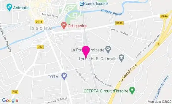 Localisation Jocelyne Daffara