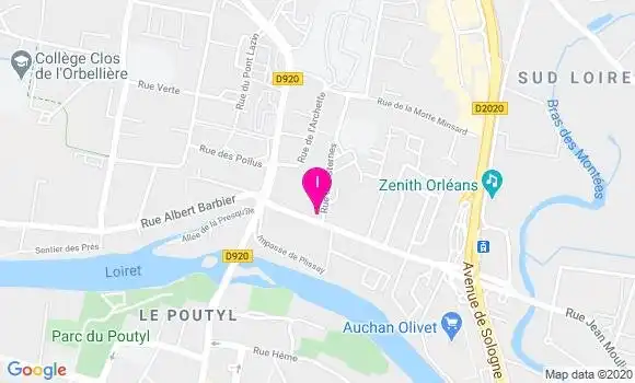 Localisation Christine Caroff