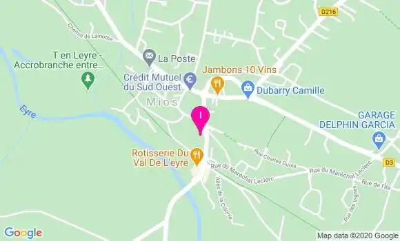 Localisation Sandy Mauvinet