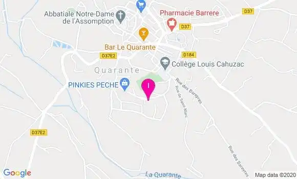 Localisation Laure Dauzat
